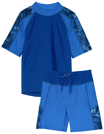 Breaker Short Sleeve Rash Guard & Swim Short - Ocaso (MADE IN USA) Tuga