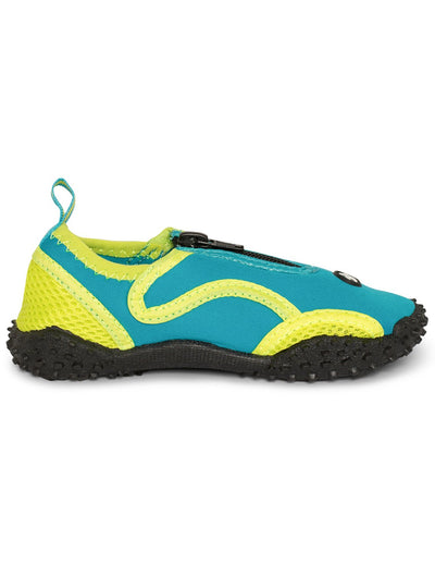 Kids Water Shoes - Teal / Lime Tuga