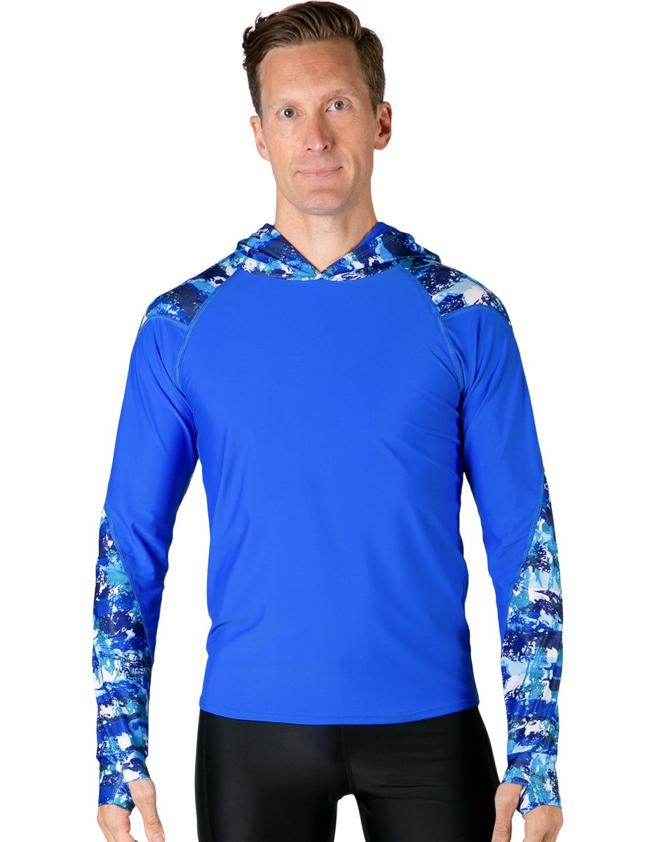 ★andar★ Pool and Beach Rash Guard Girls' Ocean Ramsey Water Inspired Premium Stretch Long