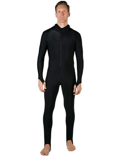 Men's Swim Dive Skin Suit - Black Tuga