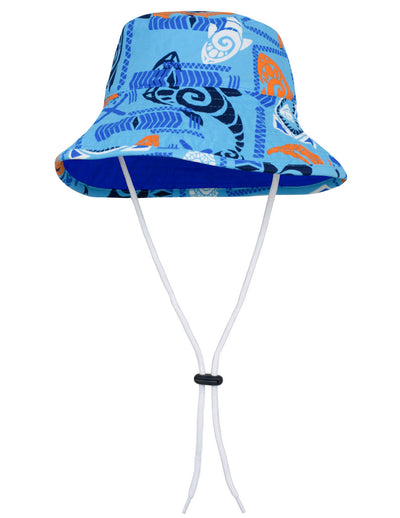 Reversible Bucket Sun Hat - Lagoon Tuga