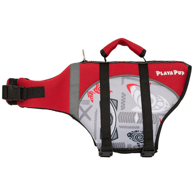 Pet Flotation Device - Tribal Shark Falcon Red PlayaPup