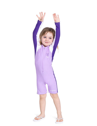 Long Sleeve One-Piece Swimsuit - Mimosa SunBusters Kids