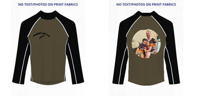 Custom Rash Guard (Kids, Women, Men) Long Sleeve Tuga