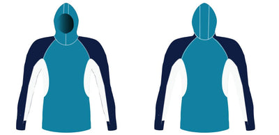 MEN AND WOMEN CUSTOM SNORKEL HOODIE LONG SLEEVE RASH GUARD Tuga