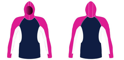 MEN AND WOMEN CUSTOM SNORKEL HOODIE LONG SLEEVE RASH GUARD Tuga