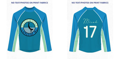Custom Rash Guard (Kids, Women, Men) Long Sleeve Tuga