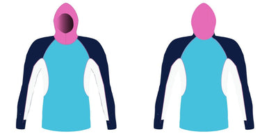 MEN AND WOMEN CUSTOM SNORKEL HOODIE LONG SLEEVE RASH GUARD Tuga
