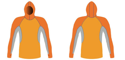 MEN AND WOMEN CUSTOM SNORKEL HOODIE LONG SLEEVE RASH GUARD Tuga