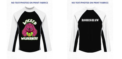 Custom Rash Guard (Kids, Women, Men) Long Sleeve Tuga