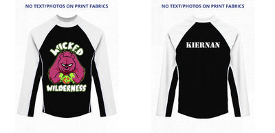 Custom Rash Guard (Kids, Women, Men) Long Sleeve Tuga