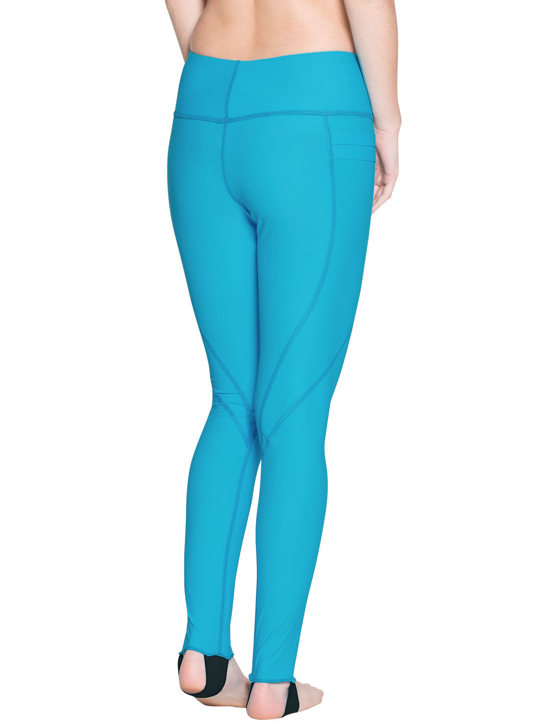 Women's Snorkel Stirrup Swim Legging - Teal Tuga