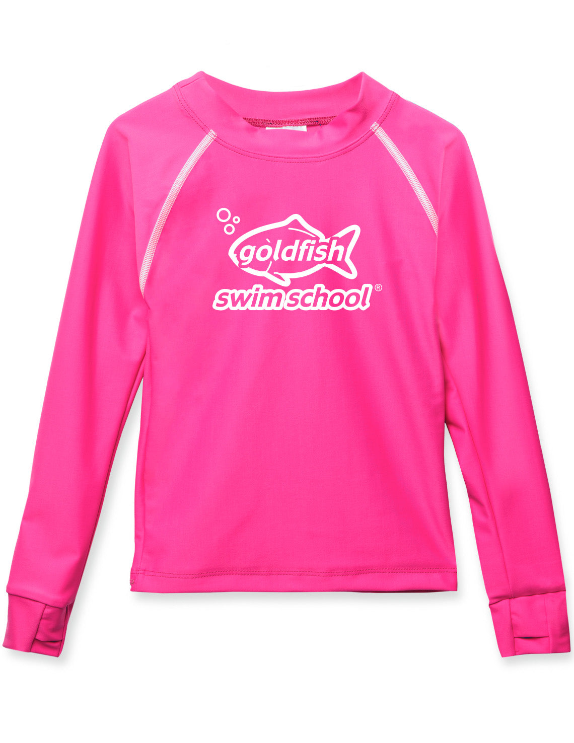 Kids Goldfish Rash Guard - Fuchsia (MADE IN USA) Tuga