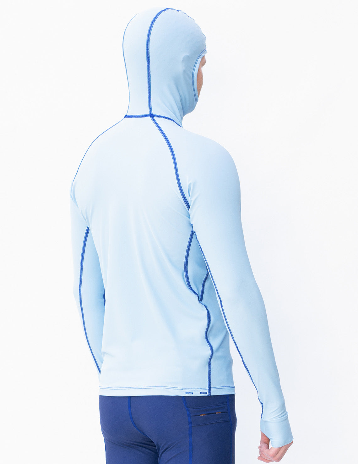 Men's Snorkel Hoodie Long Sleeve Rash Guard - Navy Tuga