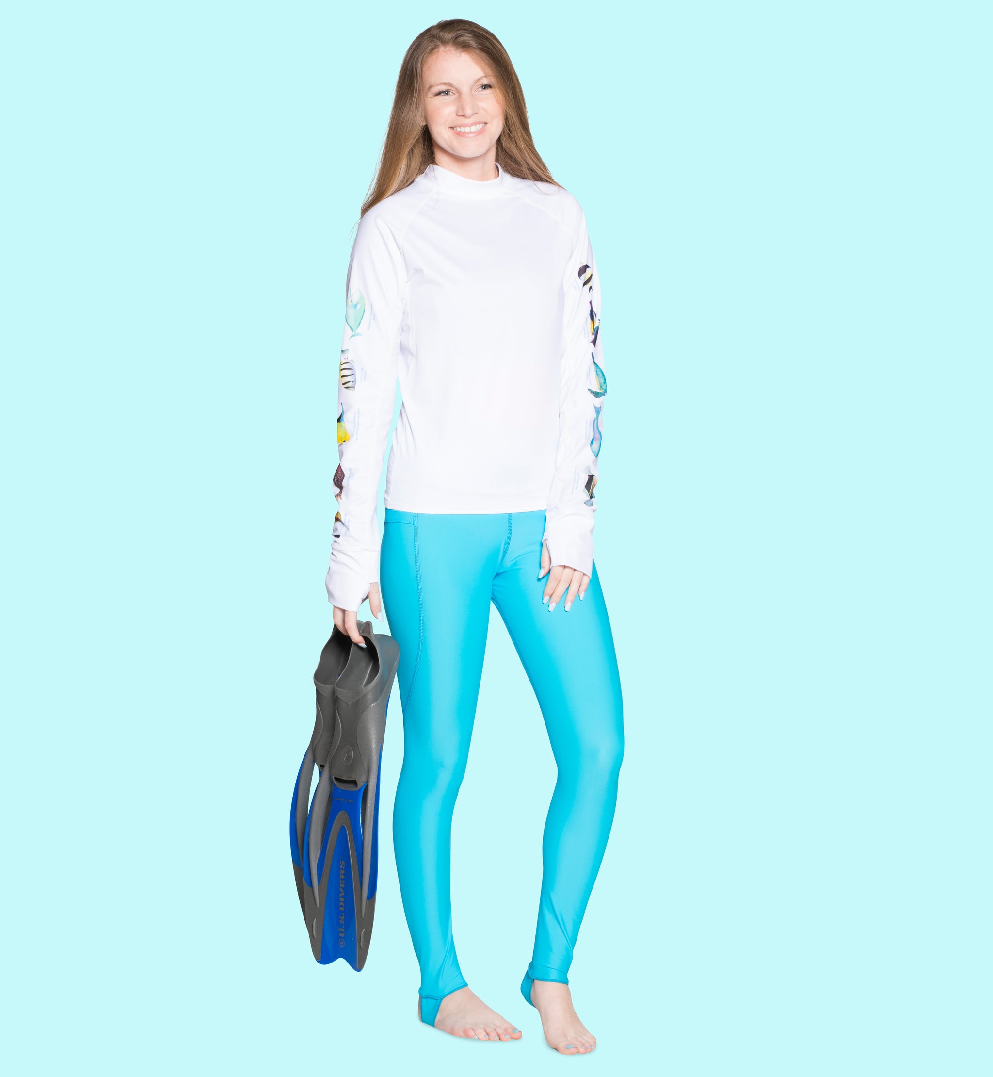 WOMEN'S CUSTOM SNORKEL STIRRUP SWIM LEGGING Tuga