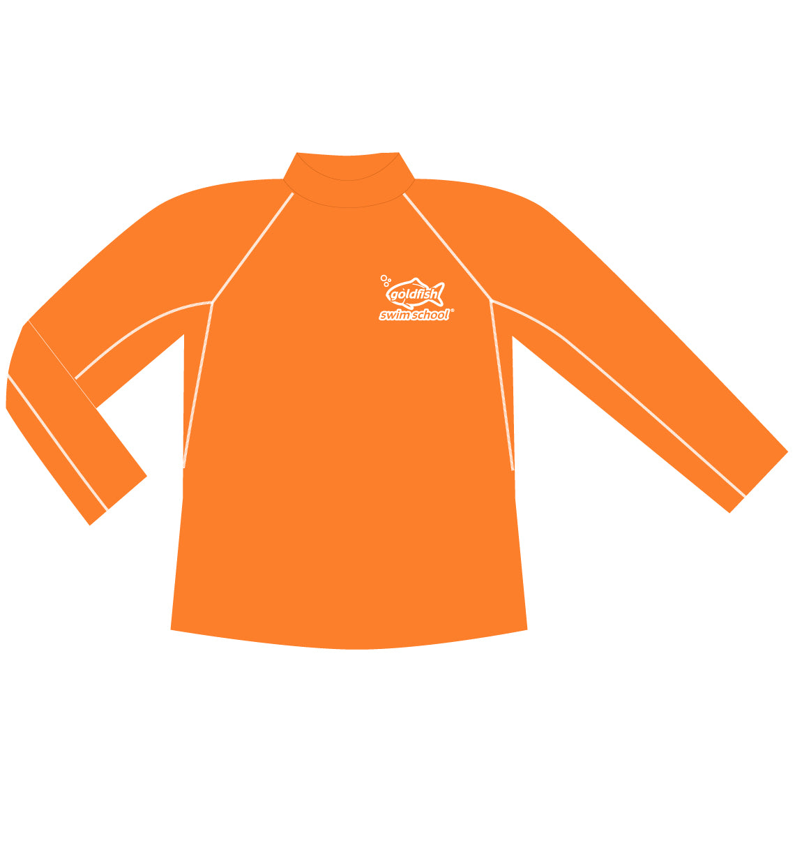 Goldfish Unisex L/S Rash Guard - DECK SUPERVISOR Tuga