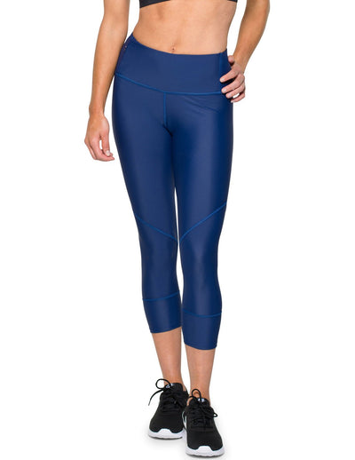 Women's Swim Capri 20" (Regular & Plus Size) - Navy Tuga