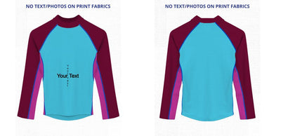 Custom Rash Guard (Kids, Women, Men) Long Sleeve Tuga