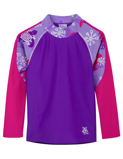 Offshore Long Sleeve Rash Guard - Purple Wave Tuga