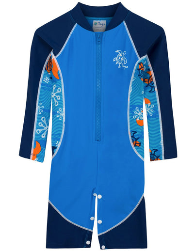 High Tide One Piece Sunsuit - Blue Roller Tuga