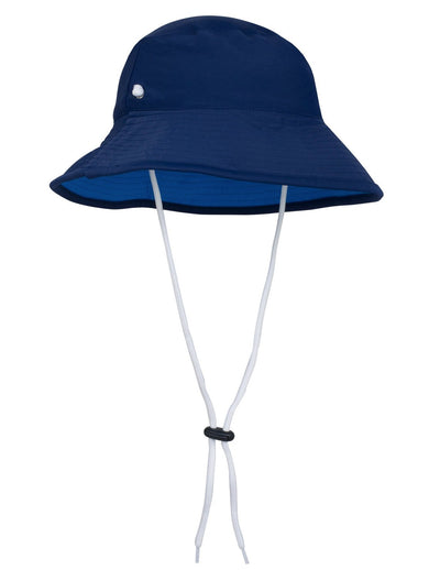 Reversible Bucket Sun Hat - Navy / Sky Tuga