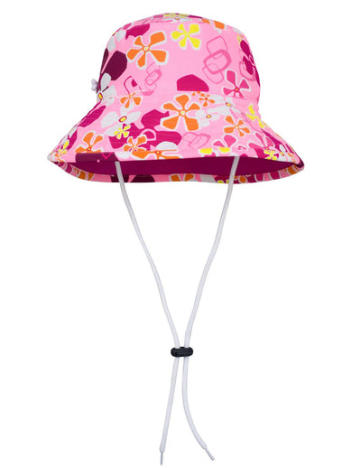 Reversible Bucket Sun Hat - Misty Pink Tuga
