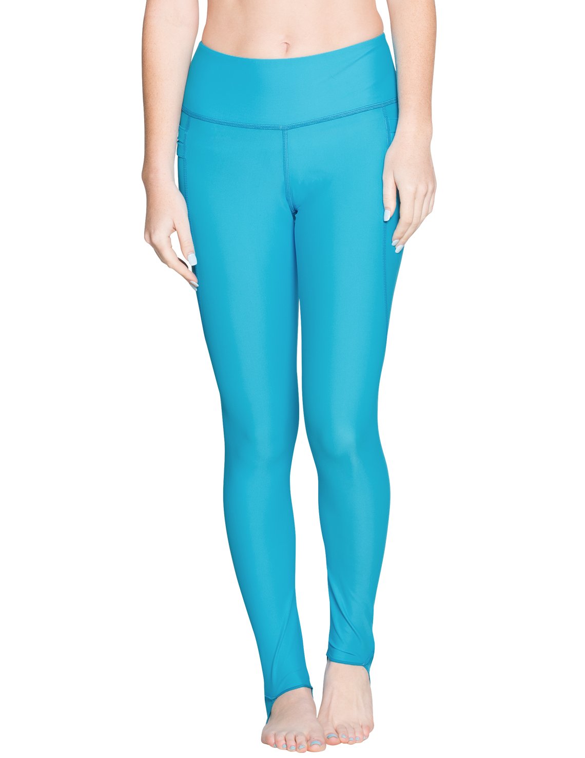 Women's Snorkel Stirrup Swim Legging - Teal Tuga