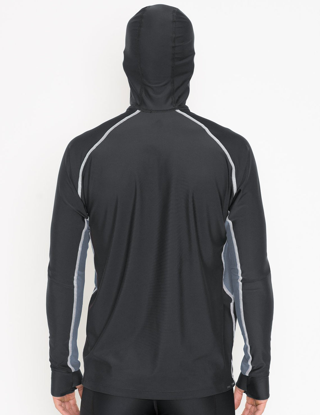 Men's Snorkel Hoodie Long Sleeve Rash Guard - Black / Gray – Tuga