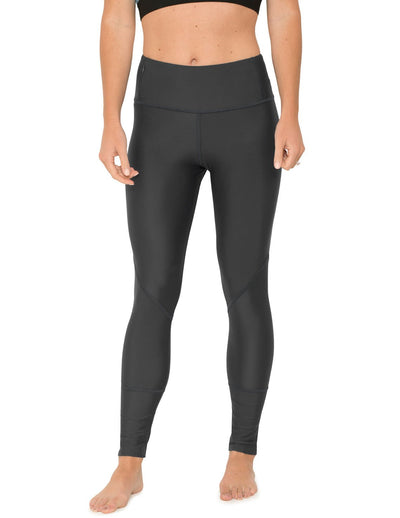 Women's Swim Legging (Regular & Plus Size) - Black Tuga