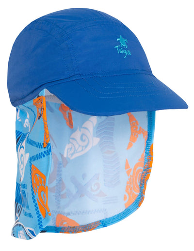 Flap Sun Hat - Lagoon Tuga