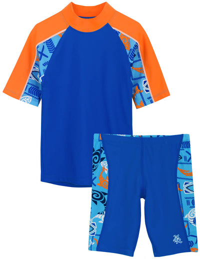 Breaker Rash Guard & Jammer Short - Lagoon Tuga