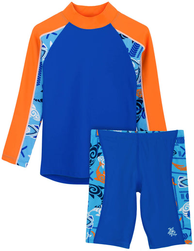 Tube Rash Guard & Jammer Short - Lagoon Tuga