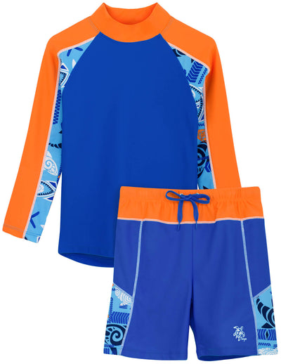 Tube Rash Guard & Swim Short - Lagoon Tuga