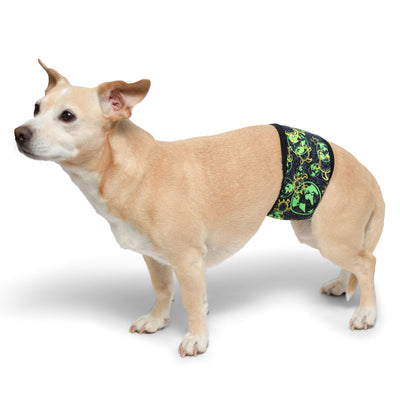 Dog Belly Band - Global Green PlayaPup