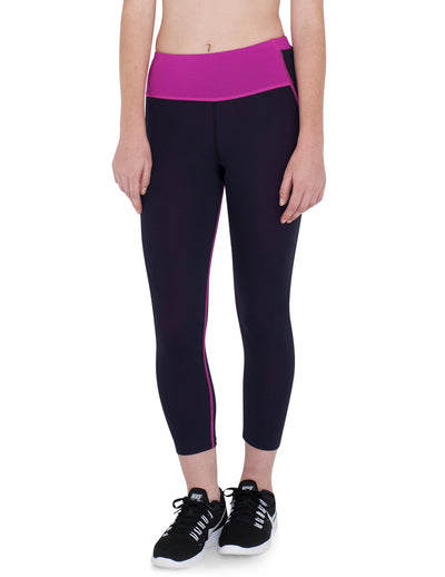 Energy Exercise Capris - Pink & Black Loko Sphere