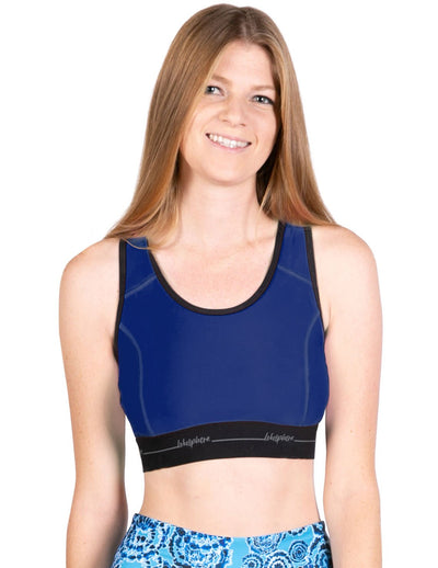 Ease Sports Bra - Navy Loko Sphere