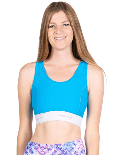 Ease Sports Bra - Turquoise Loko Sphere