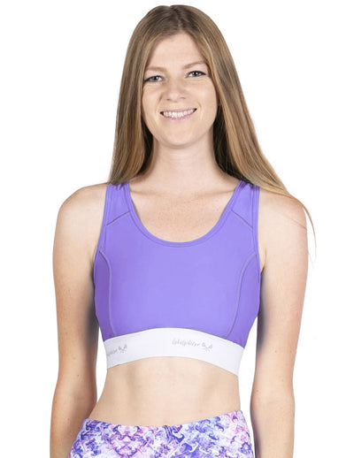 Ease Sports Bra - Blackberry Loko Sphere