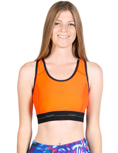 Ease Sports Bra - Orange Loko Sphere