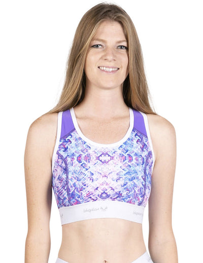 Ease Sports Bra - Palm Leaf Loko Sphere