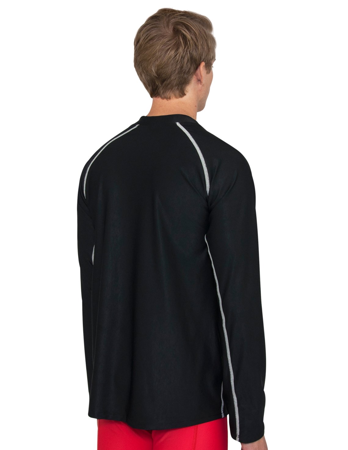 Men's Chlorine Resistant Long Sleeve Rash Guard Royal Tuga & Family