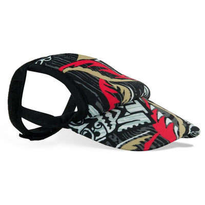 Dog Visor - Tiki Flame PlayaPup