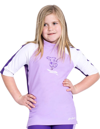 Short Sleeve Rash Guard - Mimosa SunBusters Kids