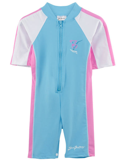 Short Sleeve One-Piece Swimsuit - Mallow SunBusters Kids