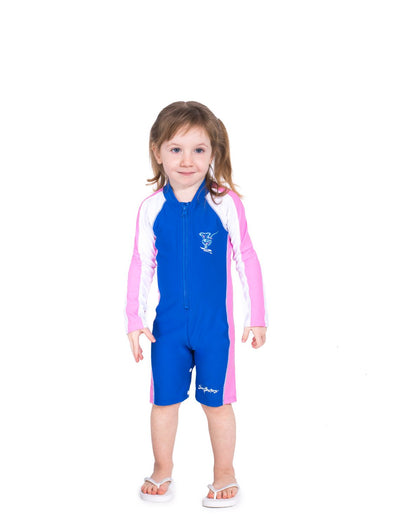 Long Sleeve One-Piece Swimsuit - Buttercup SunBusters Kids