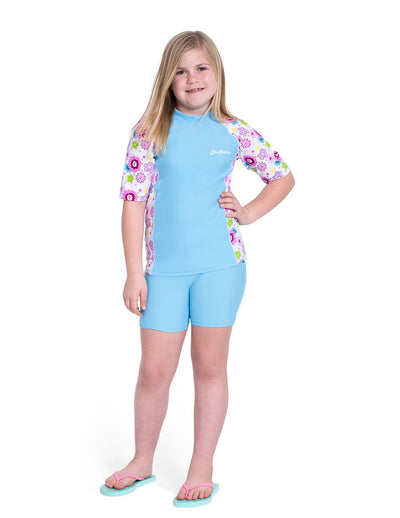 Fitted Rash Guard Set - Mallowberry SunBusters Kids