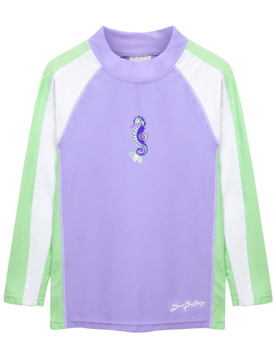 Long Sleeve Rash Guard - Sweet Lavender SunBusters Kids