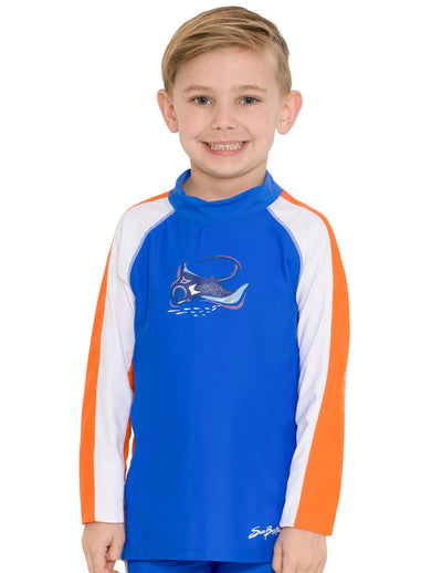 Long Sleeve Rash Guard - Marina SunBusters Kids