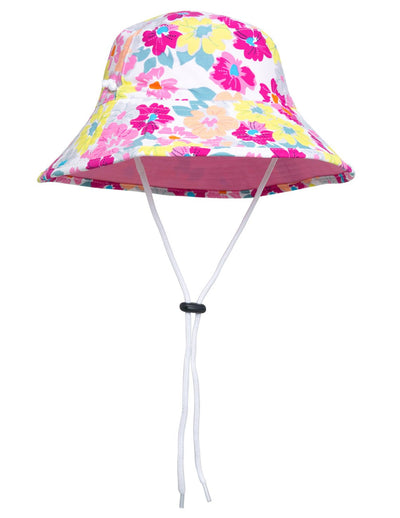 Reversible Bucket Sun Hat - Prettyberry Pink SunBusters Kids